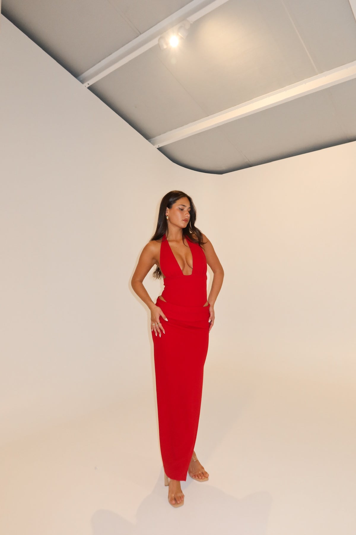 Natalie Rolt Becca Bodysuit + Skirt Cherry