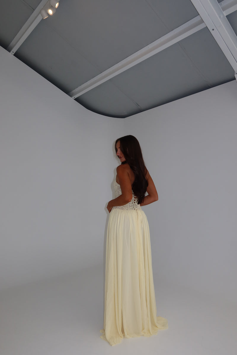 Fenity Fashion Faye Gown Yellow