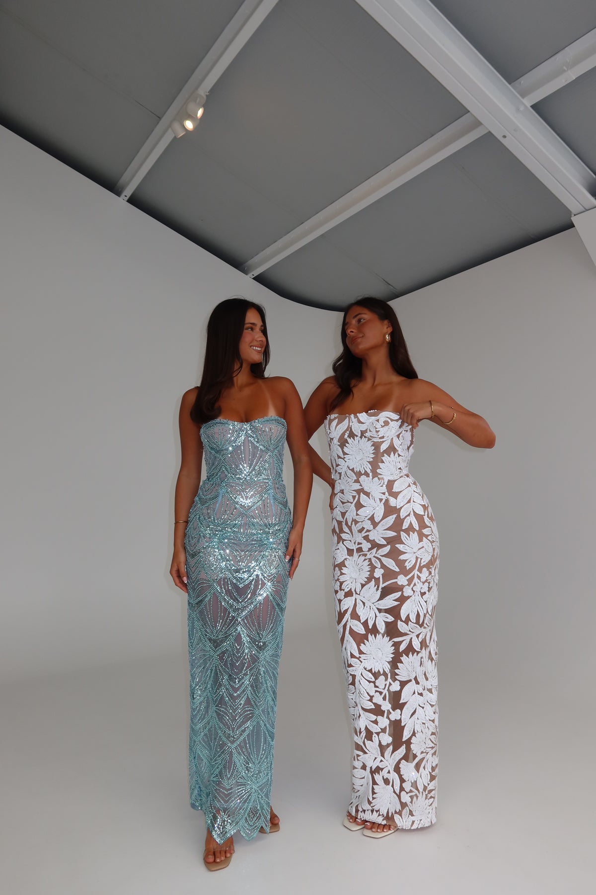Bronx Banco Giselle Gown Powder Blue