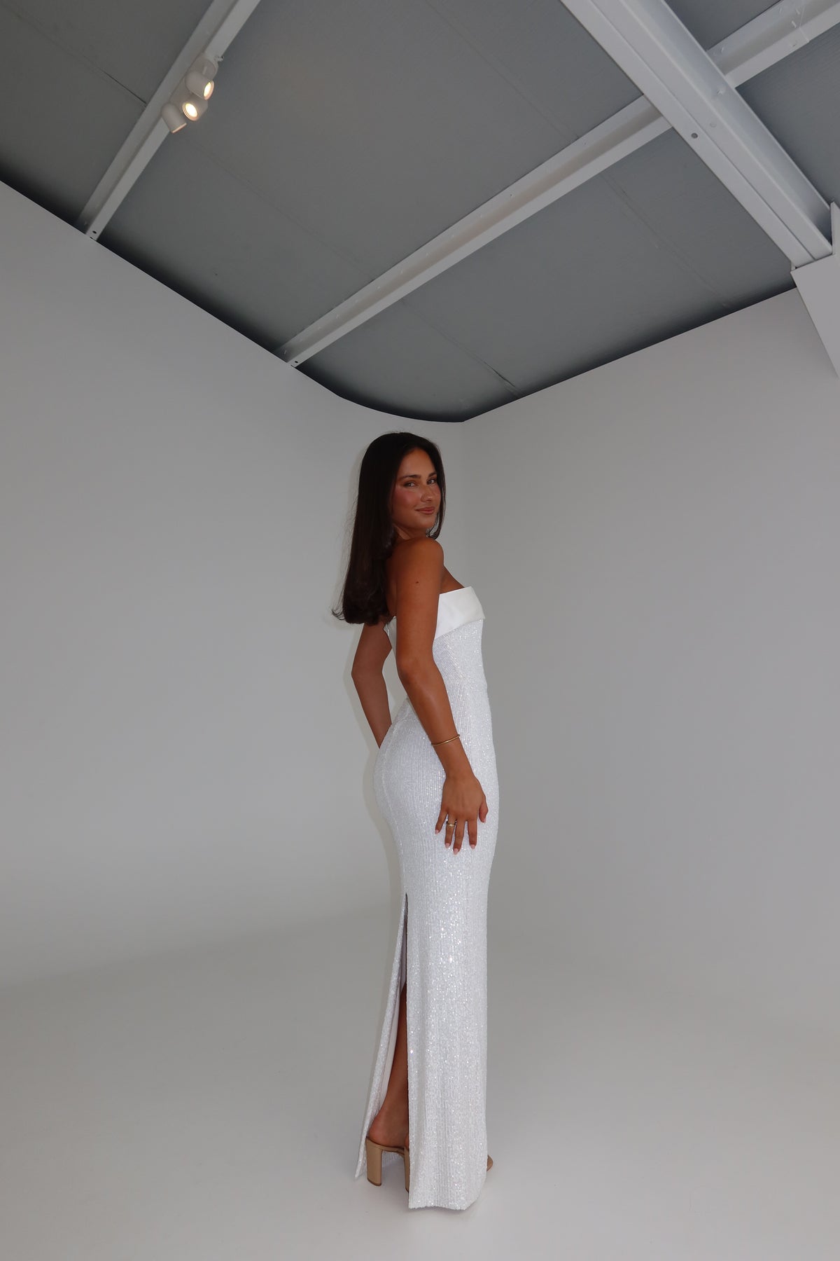 Effie Kats Thalia Gown Crystal Sequin