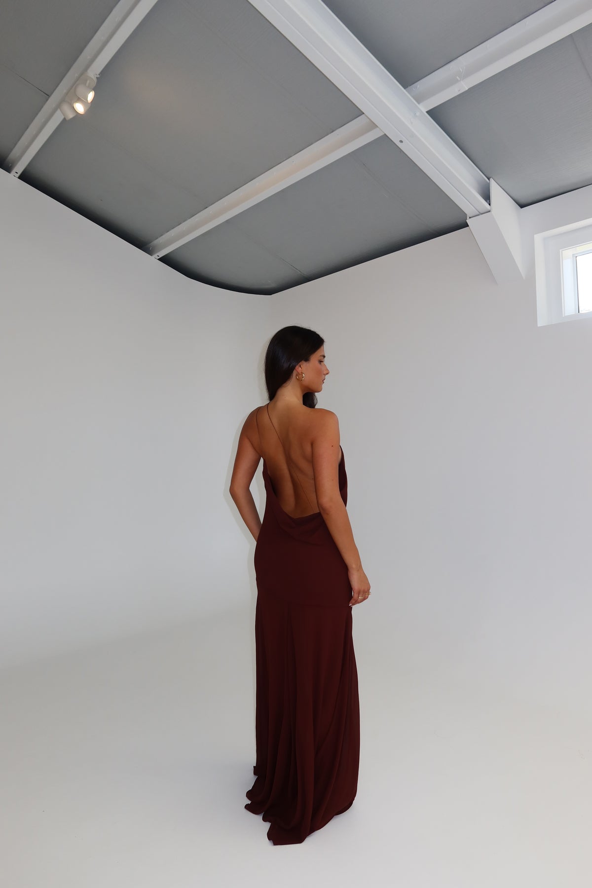Natalie Rolt Dimity Gown Espresso