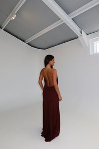 Natalie Rolt Dimity Gown Espresso
