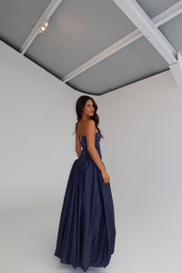 Aje Sunbeam + Bubble Skirt Set Navy