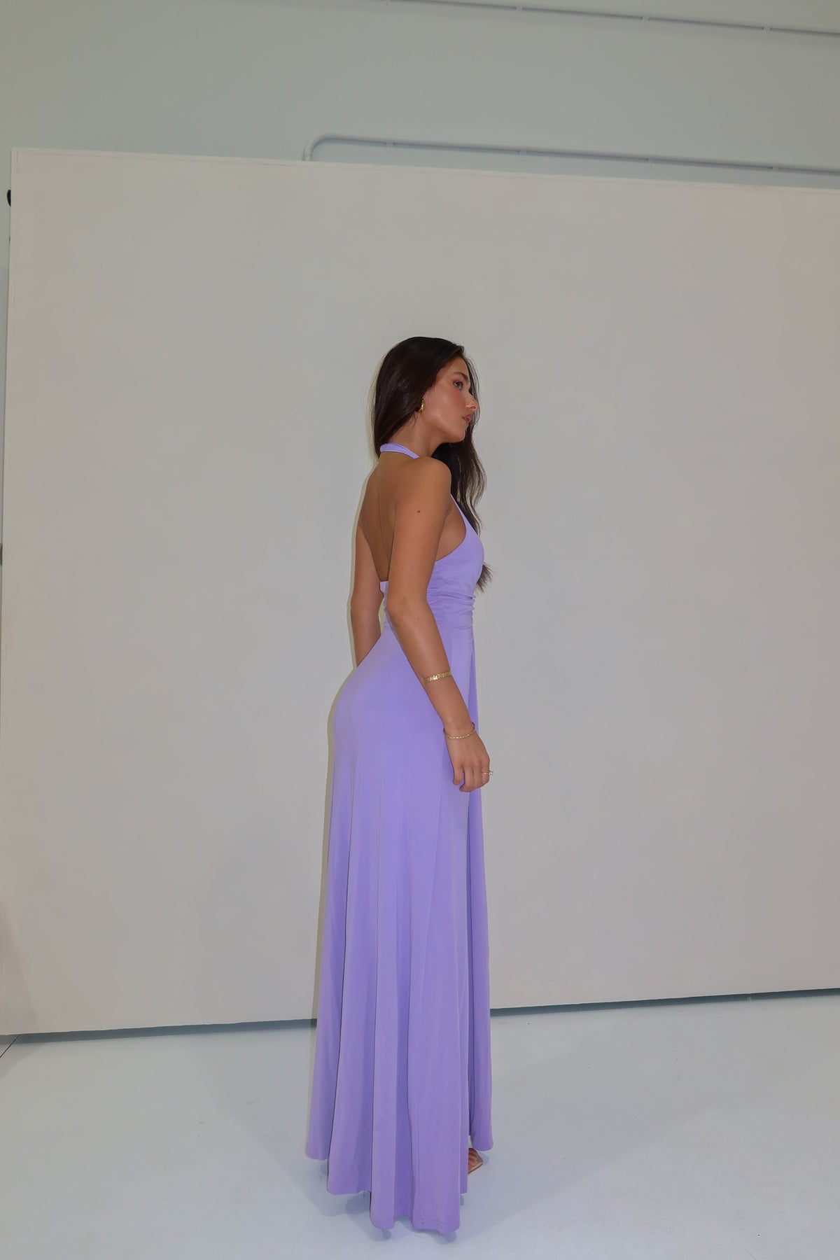 misha jennifer cupro maxi dress Misha Jennifer Cupro Maxi Lilac – shortandsweethire