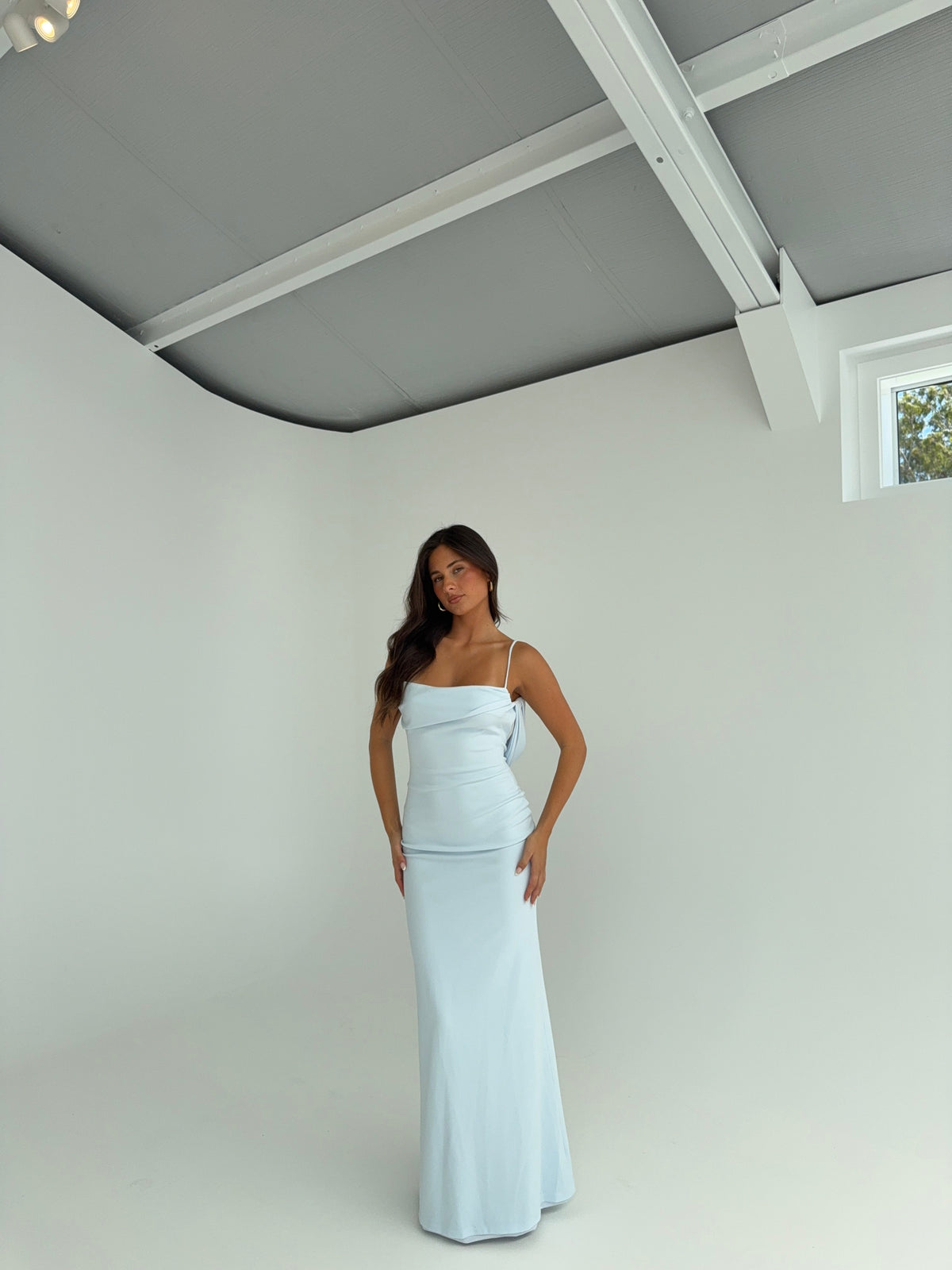 Effie Kats Havilland Gown Baby Blue shortandsweethire Effie Kats Havilland Gown Baby Blue shortandsweethire