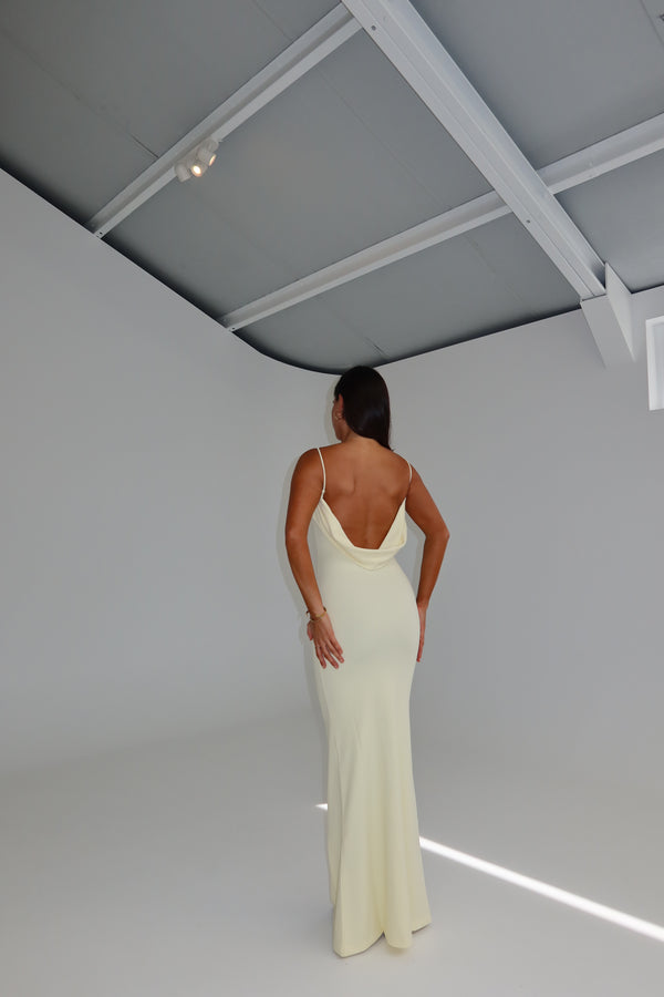 Effie Kats Havilland Gown Lemon