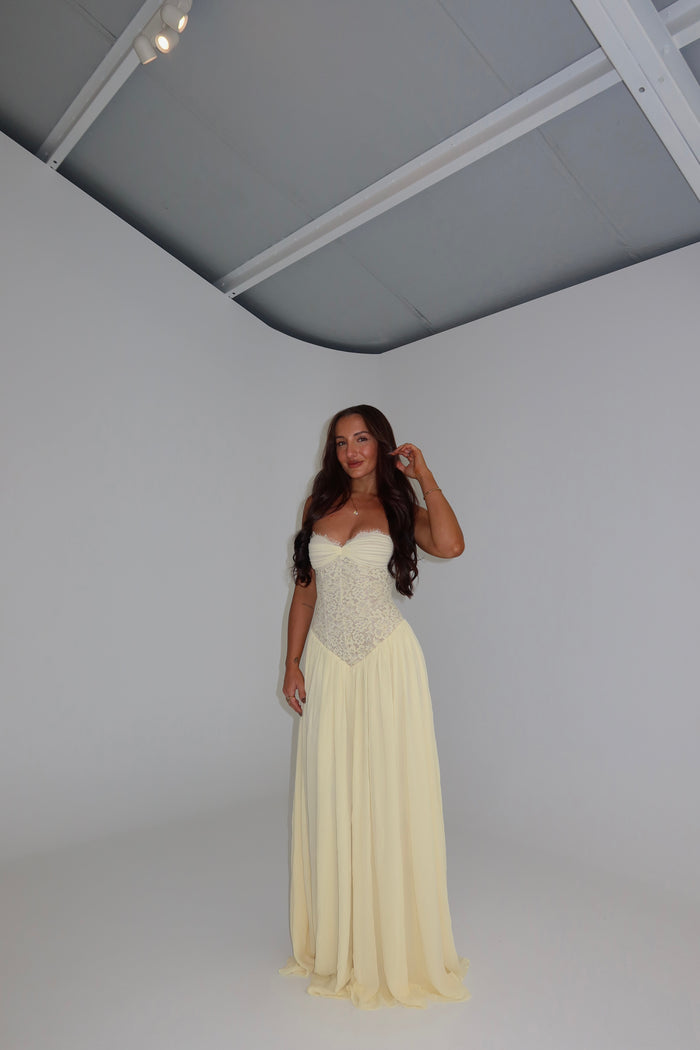 Fenity Fashion Faye Gown Yellow
