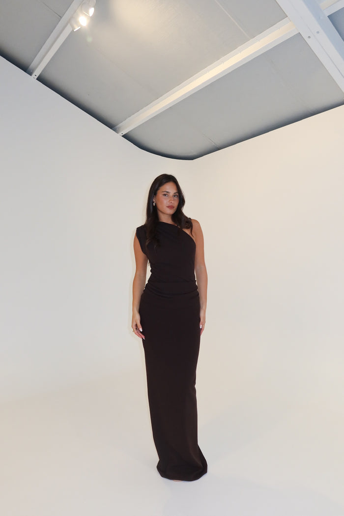 Effie Kats Greer Gown Coffee