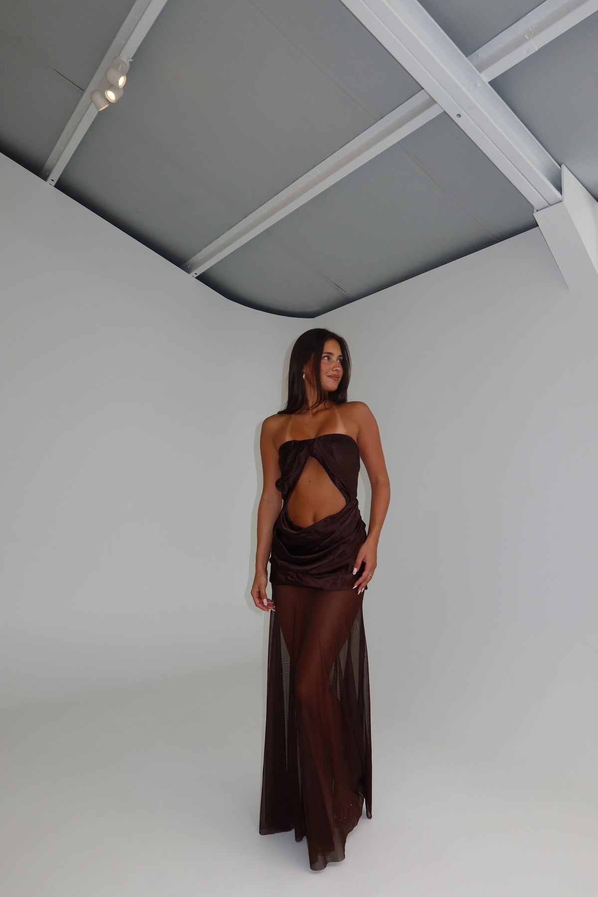Natalie Rolt Julietta Gown Espresso shortandsweethire