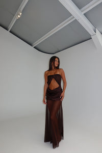 Natalie Rolt Julietta Gown Espresso shortandsweethire