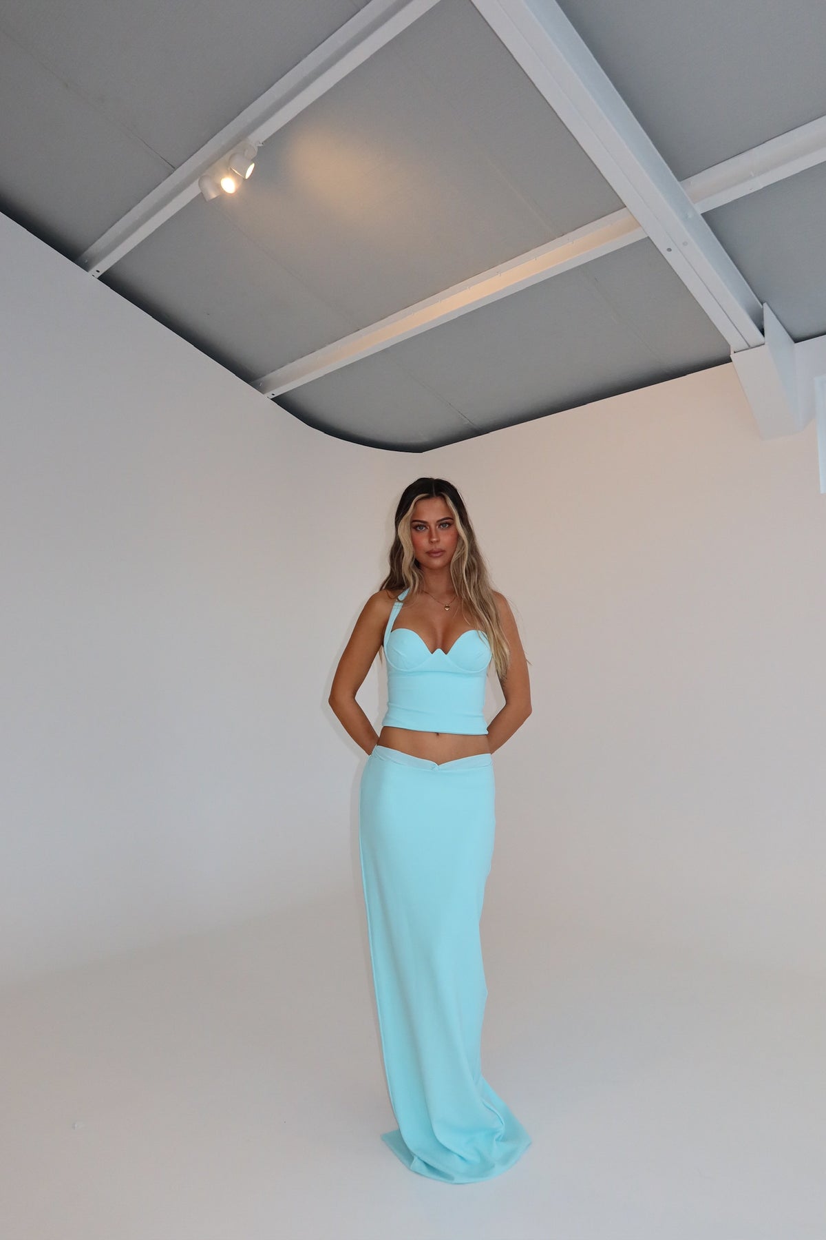 Natalie Rolt Stassie Set Baby Blue