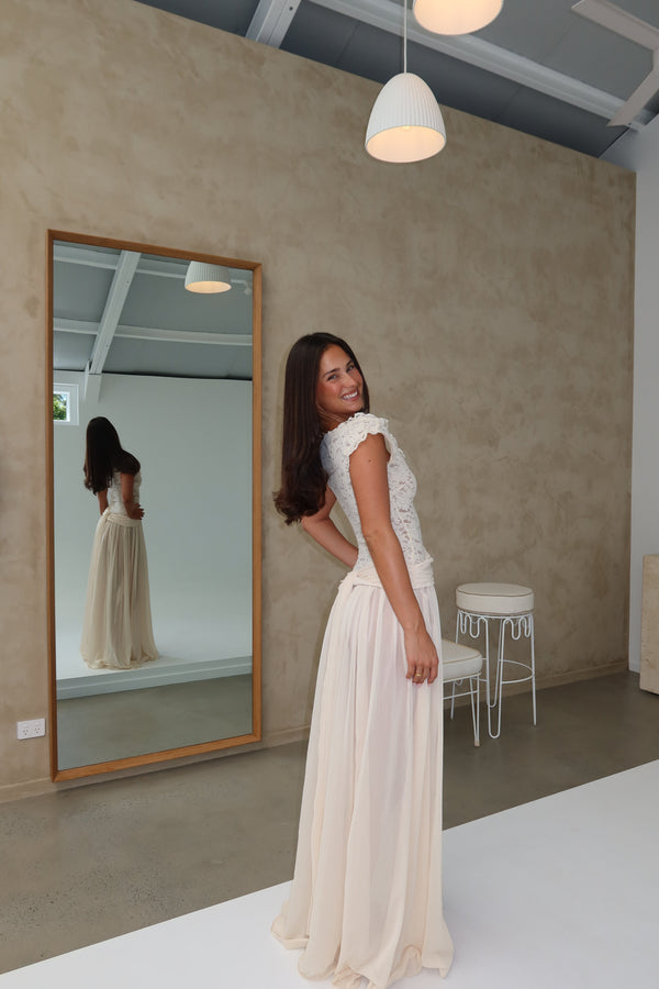 Arcina Ori Arabella Gown Cream shortandsweethire