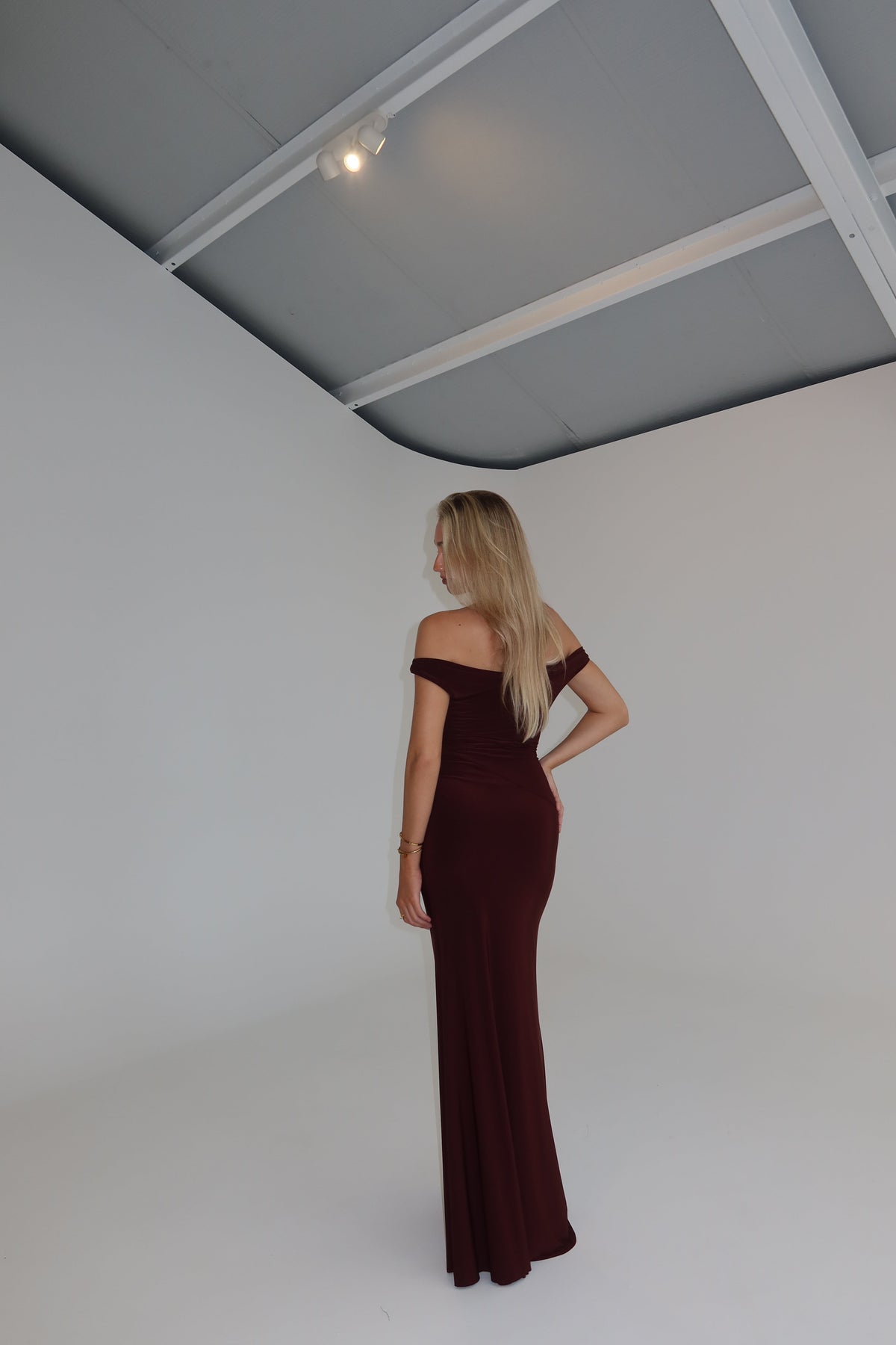 Natalie Rolt Bettina Gown Espresso shortandsweethire
