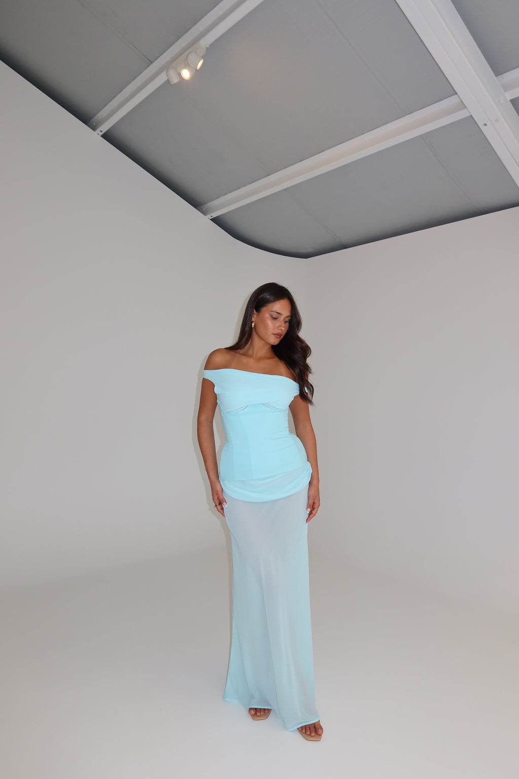 Natalie Rolt Dimity Gown Baby Bue main image 1