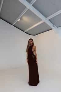 Ance Gria Gaia Gown Brown