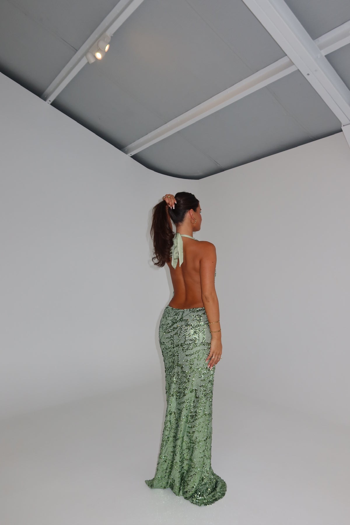Fait Par Foutch Liana Gown Seafoam