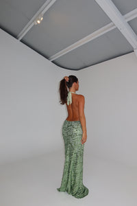 Fait Par Foutch Liana Gown Seafoam