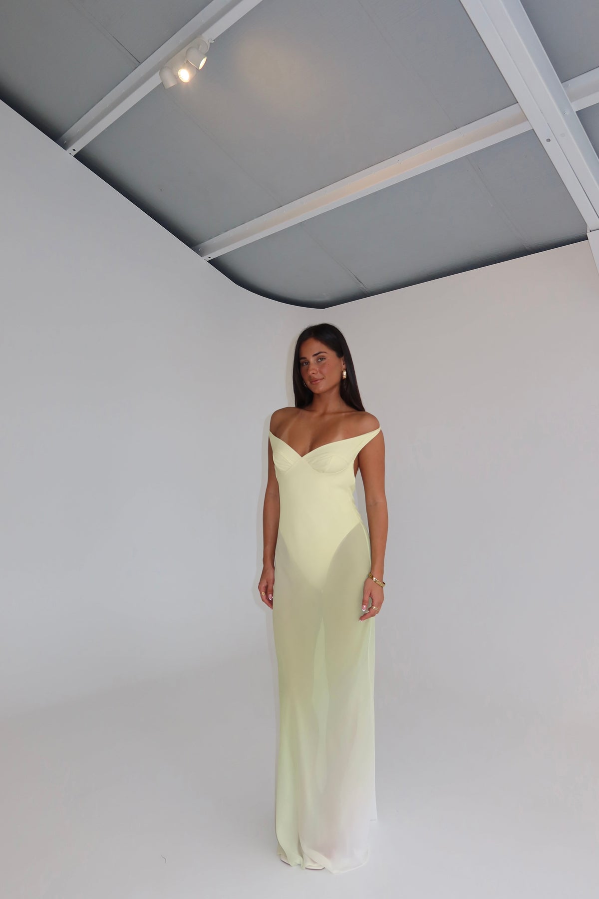Natalie Rolt Brielle Gown Citrus shortandsweethire