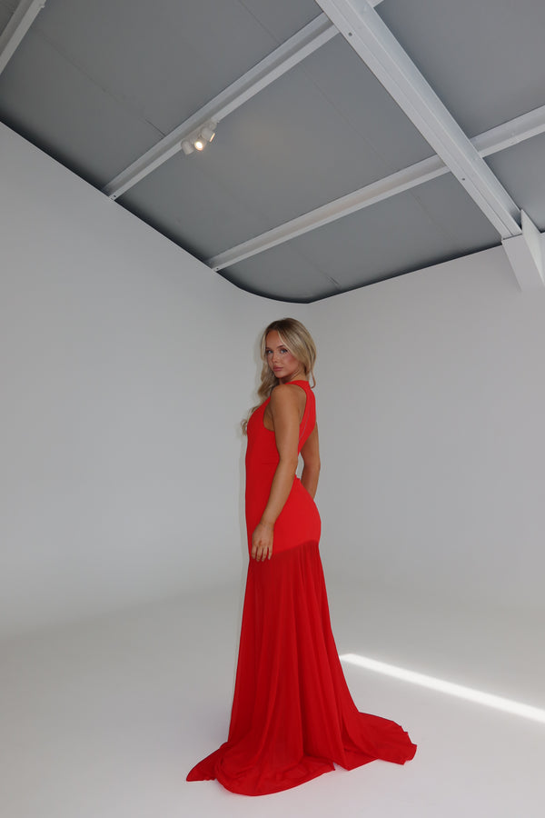 Effie Kats Odessa Gown Red