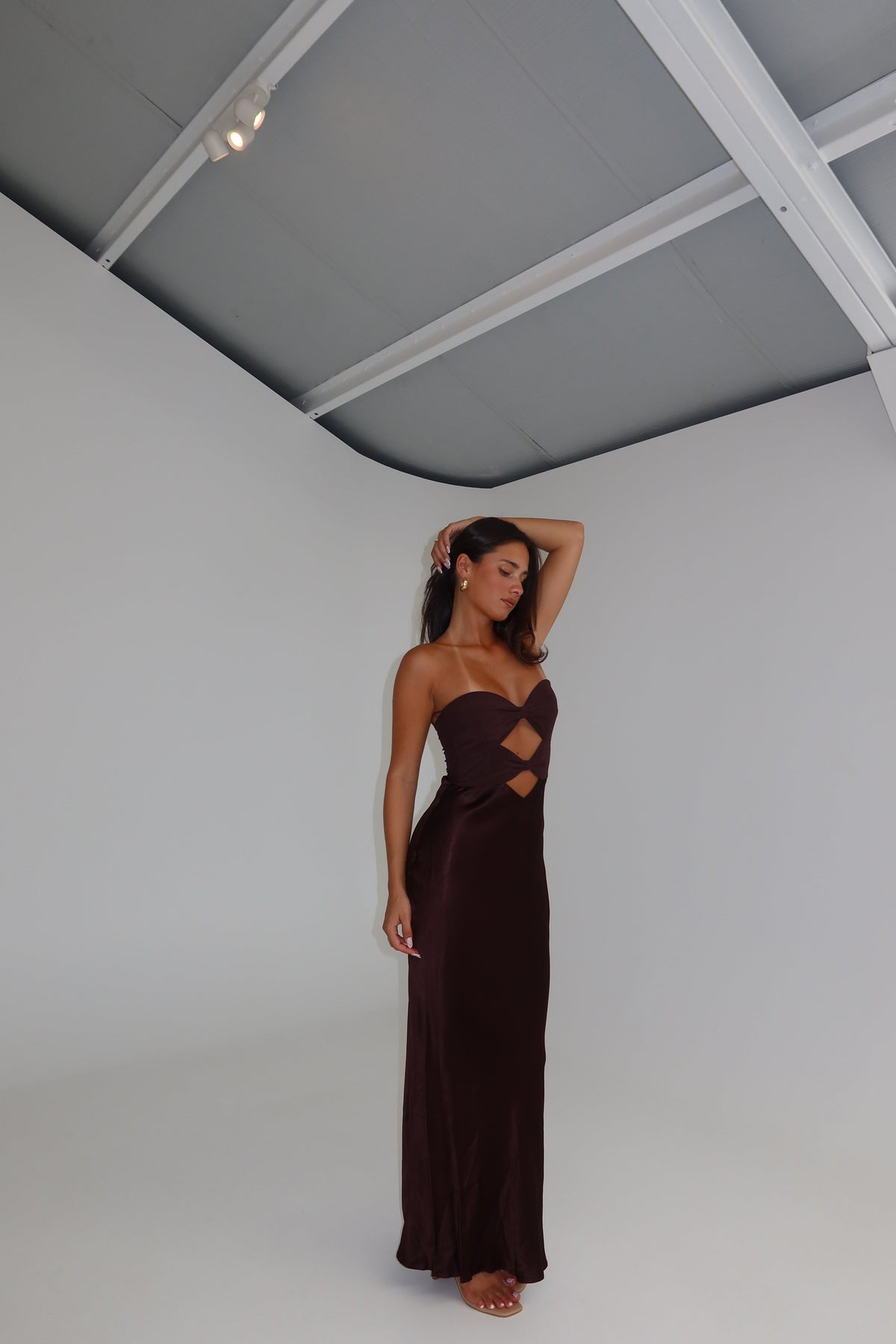 Bec + Bridge Halle Maxi Chocolate shortandsweethire