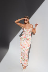 House of CB Josefina Maxi Dress Pink Peony