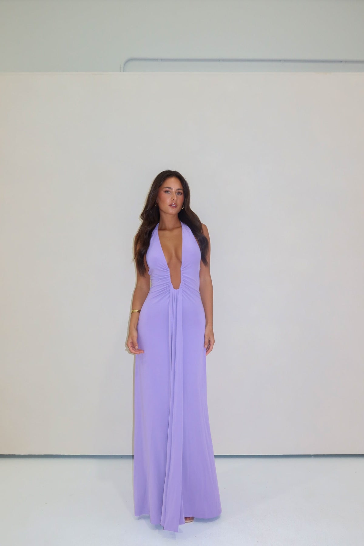 Misha Jennifer Cupro Maxi Lilac – shortandsweethire