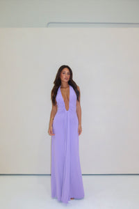 Misha Jennifer Cupro Maxi Lilac