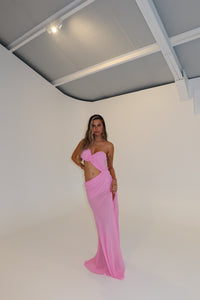 Natalie Rolt Dahlia Gown Candy Pink