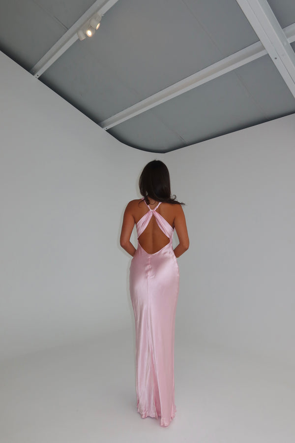 Bec + Bridge Gia Halter Maxi Powder Pink