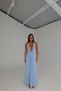 Misha Jennifer Cupro Maxi Cornflower shortandsweethire