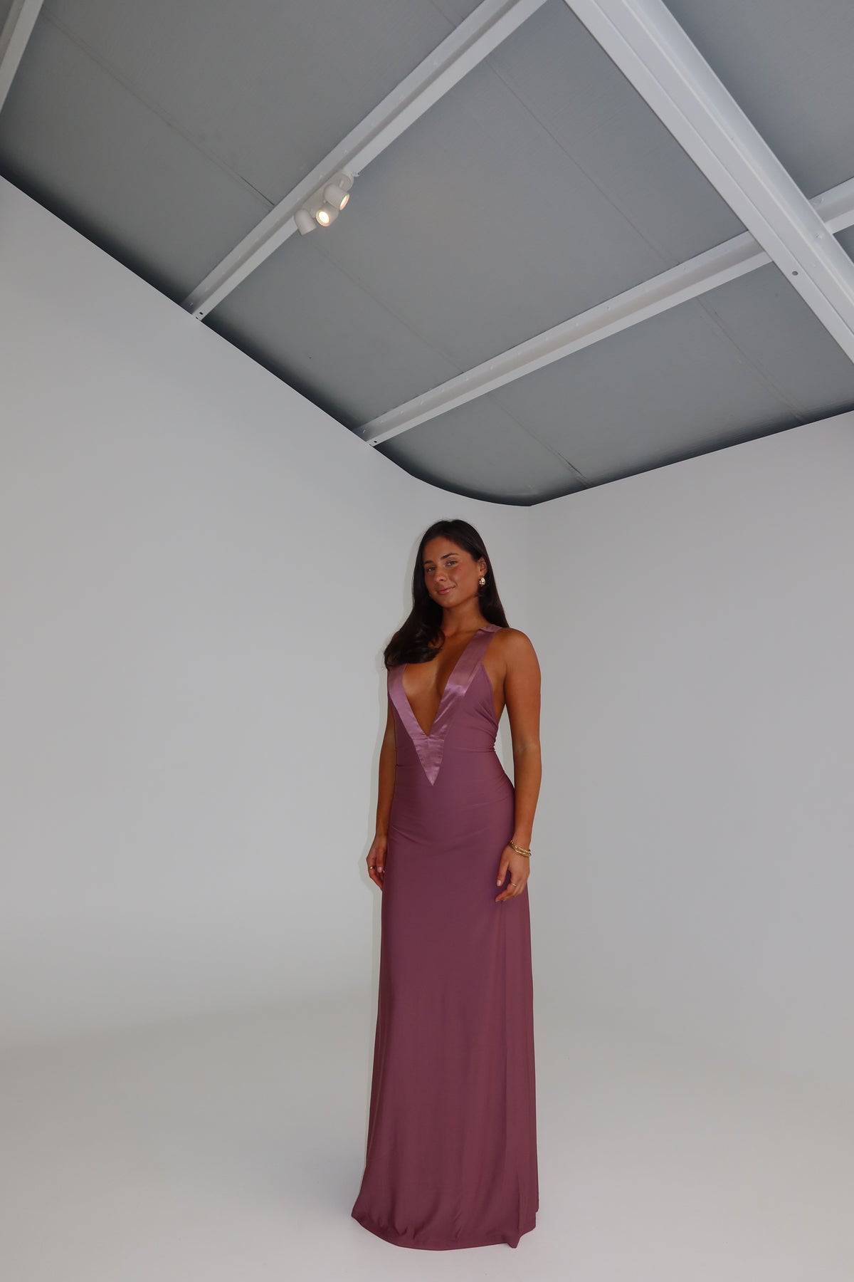 Ance Gria Rosa Gown Mauve