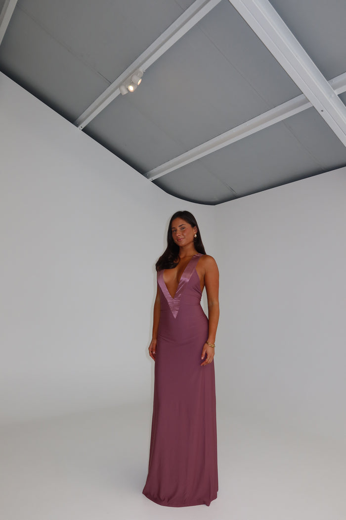 Ance Gria Rosa Gown Mauve