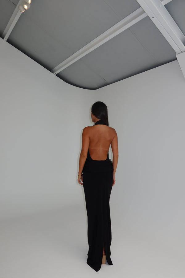 Misha Vanessa Gown Black