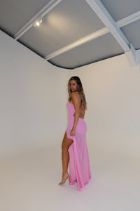 Natalie Rolt Dahlia Gown Candy Pink