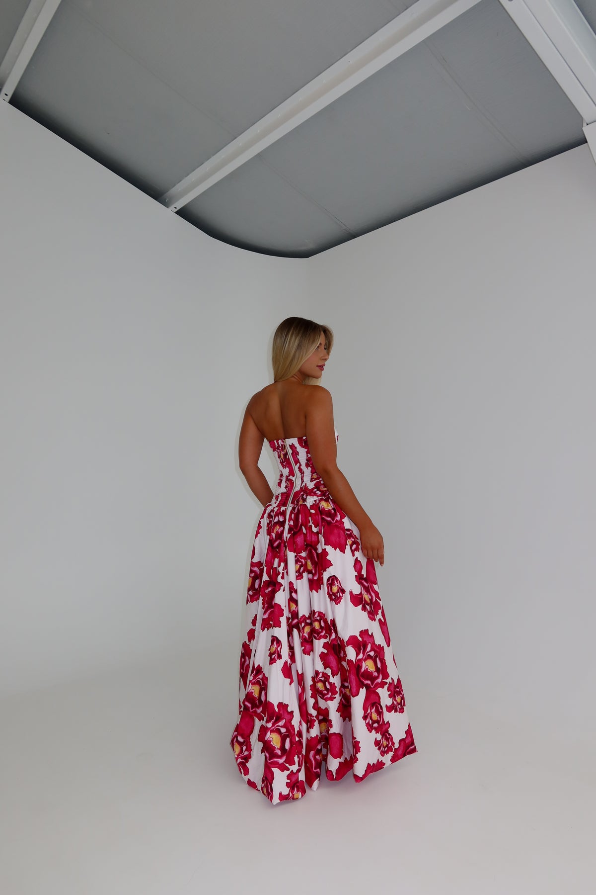 Aje Behold Bubble Maxi Gown