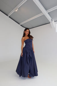 Aje Sunbeam + Bubble Skirt Set Navy