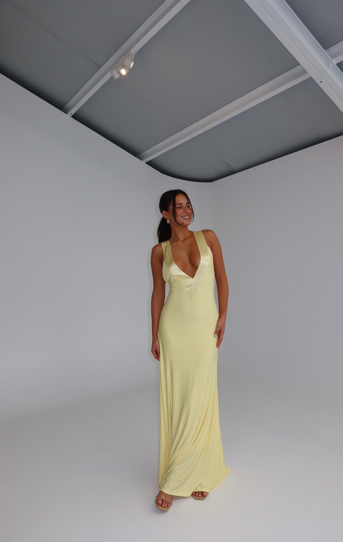 Ance Gria Rosa Gown Lemon