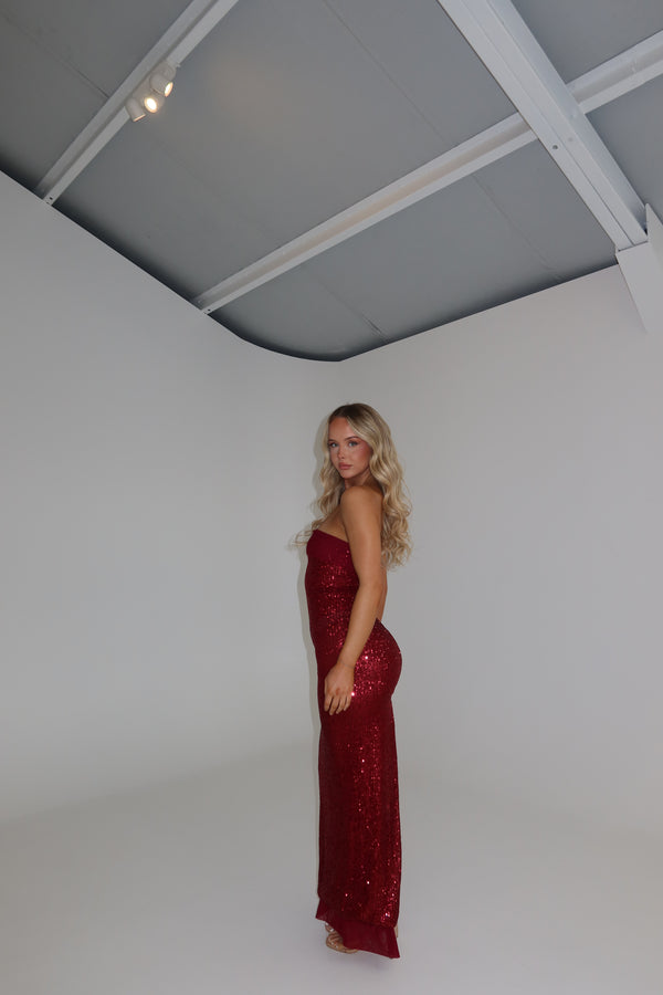 Fait Par Foutch Elizabeth Gown Ruby