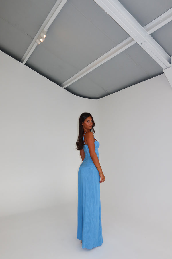 Manning Cartell Double Time Gown Cerulean Blue