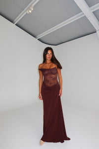 Natalie Rolt Sloane Dress Espresso