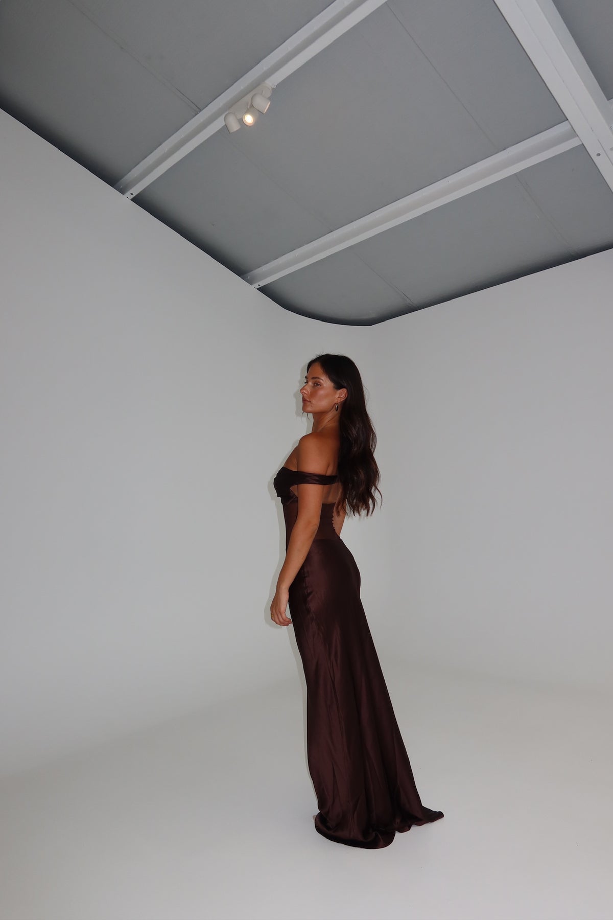 Natalie Rolt Gwyneth Gown Espresso