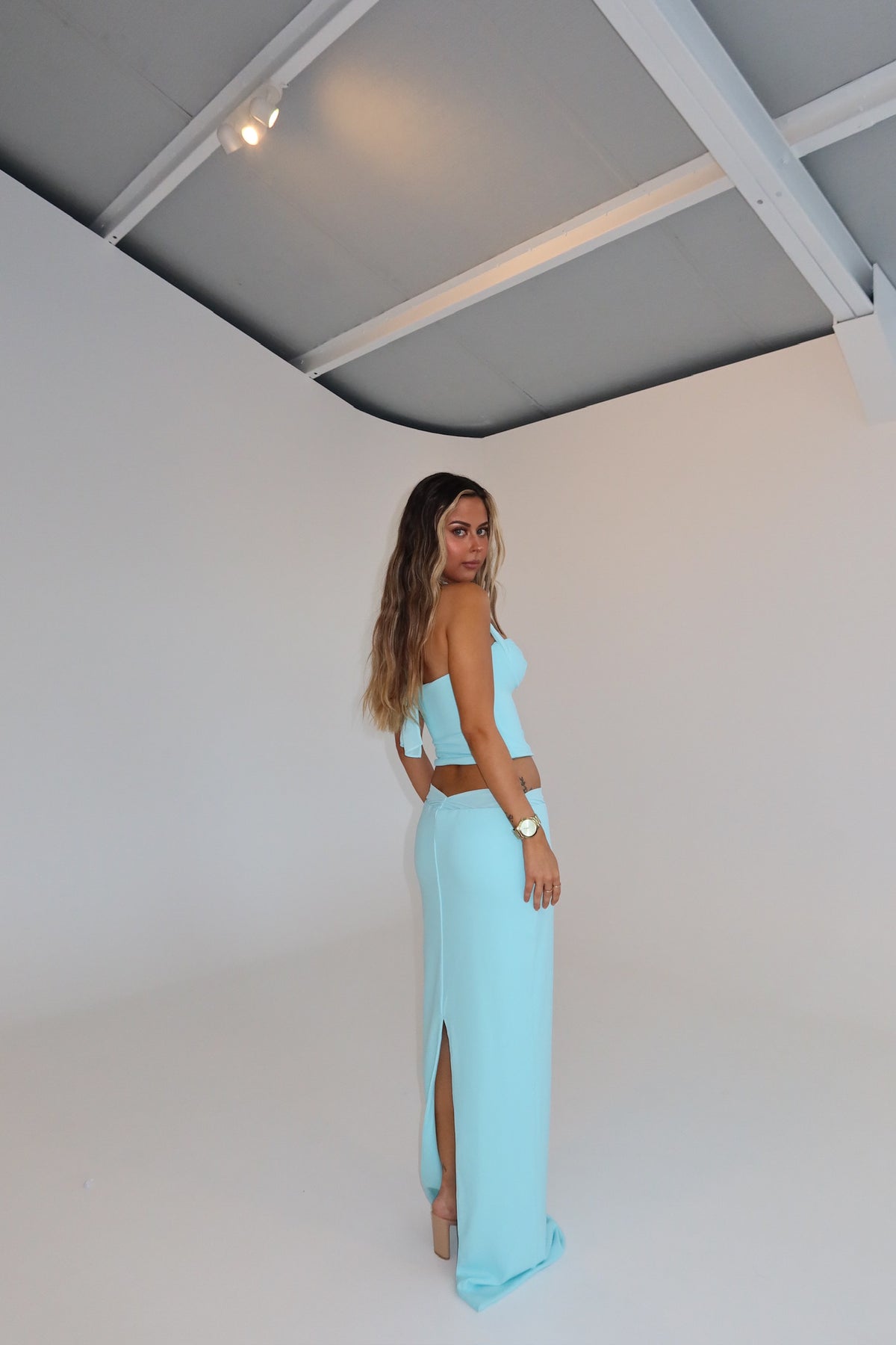 Natalie Rolt Stassie Set Baby Blue