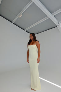 Effie Kats Havilland Gown Lemon