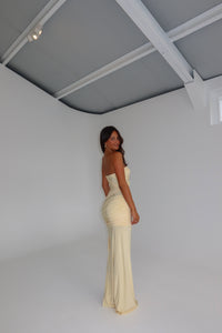 Natalie Rolt Miranda Gown Butter Yellow