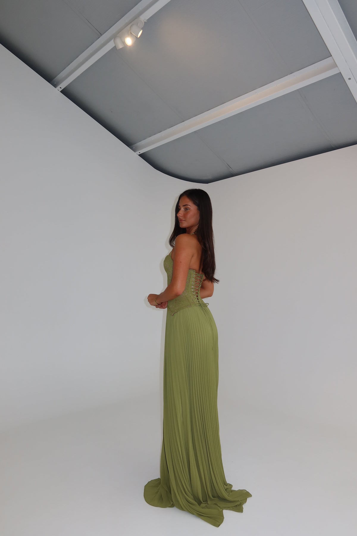 Fenity Fashion Gaia Dress Green shortandsweethire