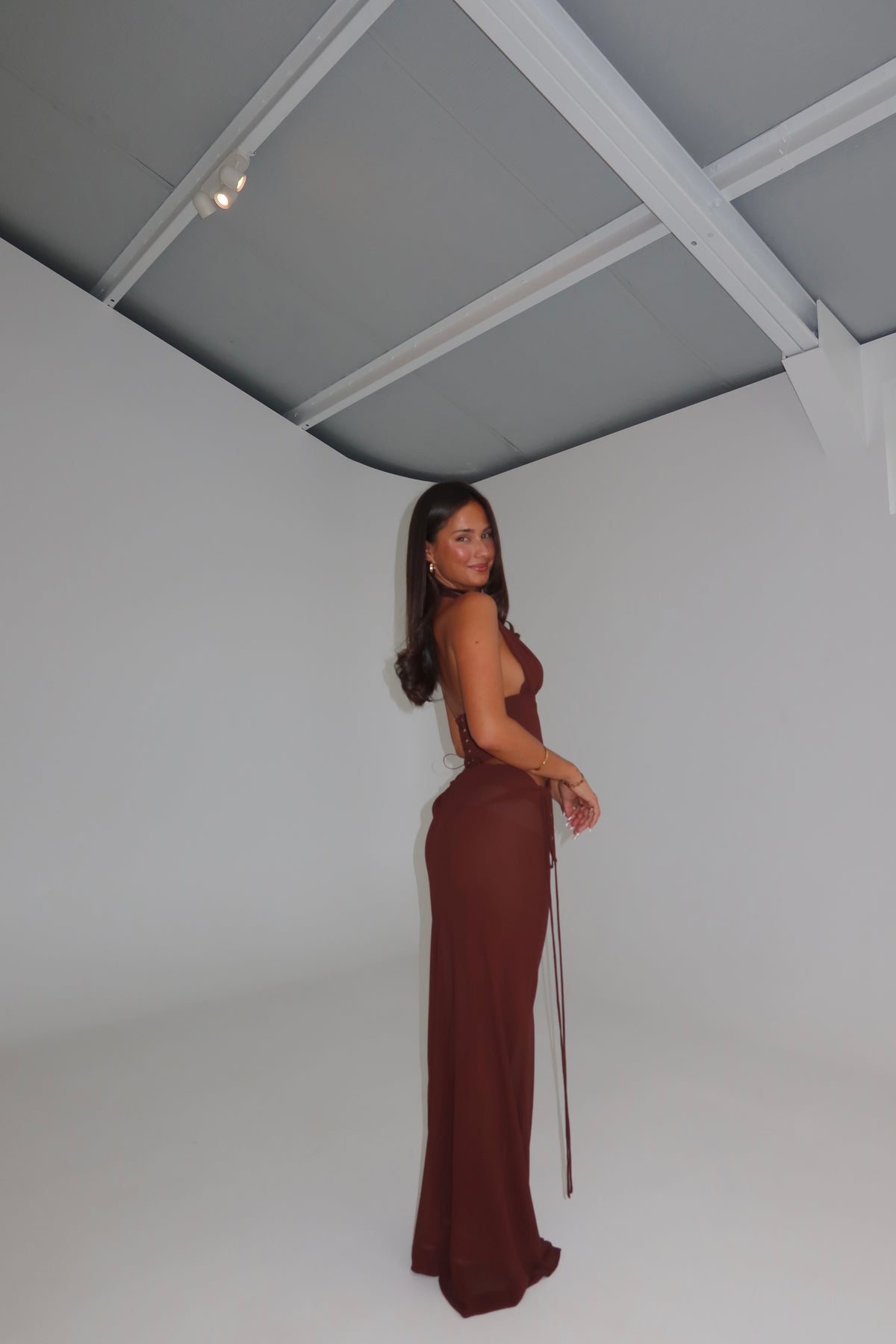 Natalie Rolt Bronte Top + Allira Skirt Espresso