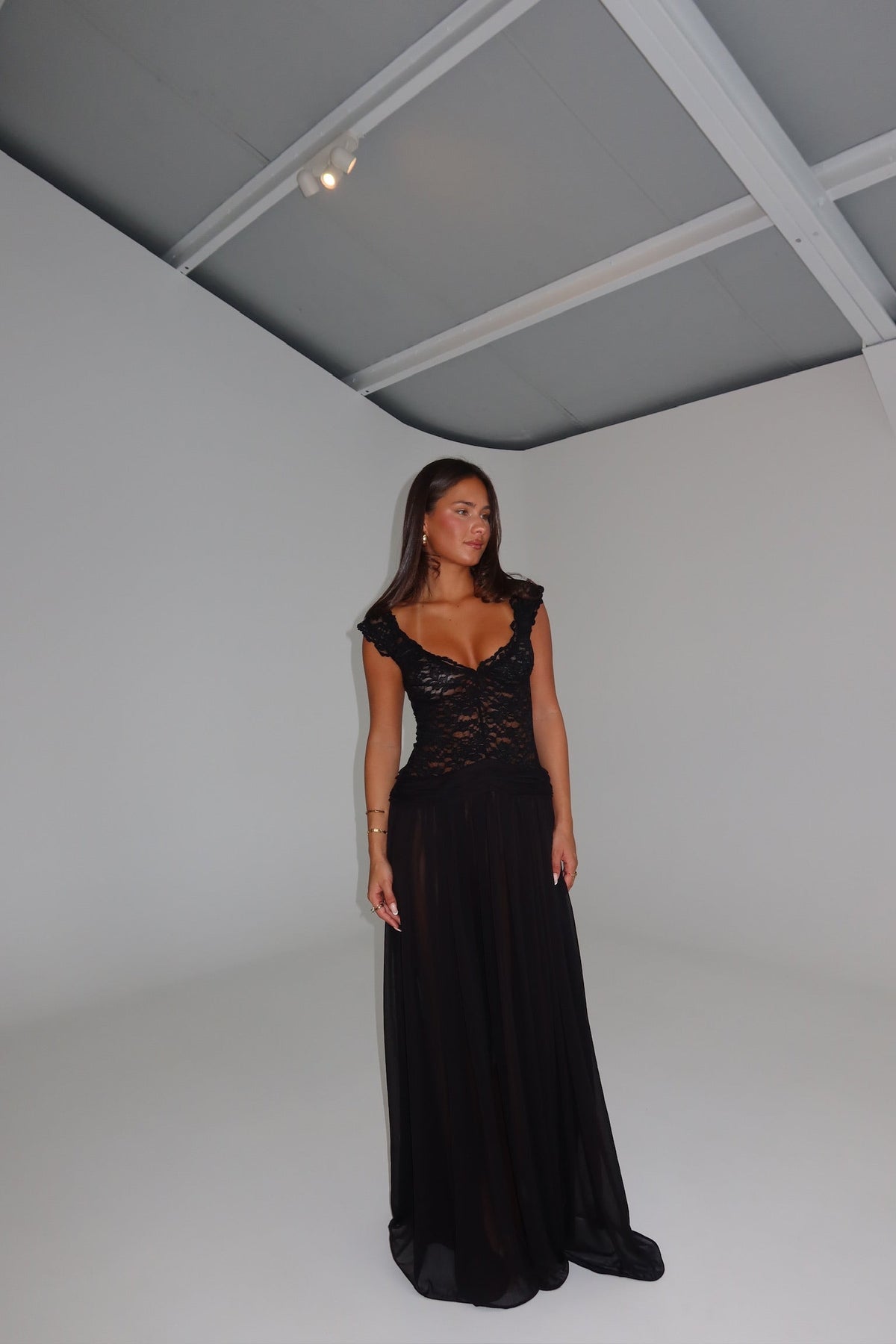 Arcina Ori Arabella Gown Black shortandsweethire Arcina Ori Arabella Gown Black shortandsweethire