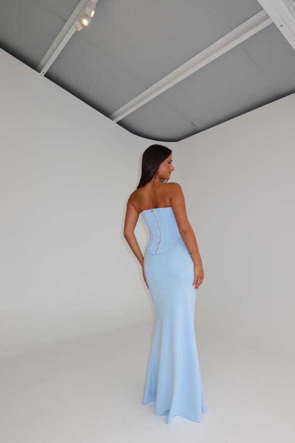 HNTR the Label Louie Gown Baby Blue