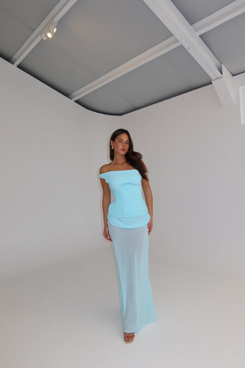 Natalie Rolt Stassie Set Baby Blue