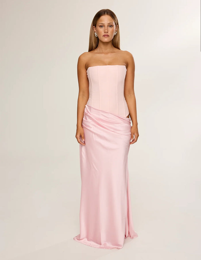 HNTR the label Huxley Gown Baby Pink